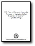 US FDA Warnings on ADHD Drugs